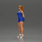 Diorama Modellbau Produktfoto 5: Diorama Figur: Weibliche Miniaturfigur stehend in kurzem Kleid mit Zöpfen und Sandalen (Ref Nr. A123)