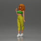 Diorama Modellbau Produktfoto 5: Miniaturfigur: Stehende Frau mit lockigem Haar in grünem Outfit, posierend (Ref Nr. A130)