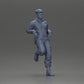 Diorama Modellbau Produktfoto 6: Miniaturfigur: Mann mit Kapuzenpullover & Cargohose, lässige Lehnpose (Ref Nr. A142)