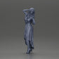 Diorama Modellbau Produktfoto 6: Miniatur-Figur: Frau im langen Brautkleid mit High Heels, elegant posierend (Ref Nr. A109)