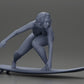 Diorama Modellbau Produktfoto 7: Diorama-Miniatur: Surferin kniend im Bikini auf Surfbrett, einzeln (Ref Nr. A119)