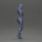 Diorama Modellbau Produktfoto 8: Dioramafigur: elegante Frau im Minikleid, ausgestreckte Hand, Halskette (Ref Nr. A118)