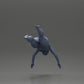 Diorama Modellbau Produktfoto 8: Diorama-Miniatur: Frau im roten Bikini, elegante Tauch-/Sprungpose (Ref Nr. A137)