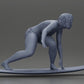 Diorama Modellbau Produktfoto 8: Diorama-Miniatur: Surferin kniend im Bikini auf Surfbrett, einzeln (Ref Nr. A119)