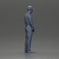 Diorama Modellbau Produktfoto 8: Diorama Figur: Miniatur-Golfer stehend mit Kappe, Handschuh und Golfschläger - Dioramafigur (Ref Nr. A143)