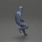 Diorama Modellbau Produktfoto 8: Diorama-Figur: Sitzender Mann im Auto, Jacke & Sonnenbrille (Ref Nr. A107)
