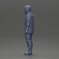 Diorama Modellbau Produktfoto 10: Stehende Figur: Mann mit Mütze & Kapuzenpullover (Ref Nr. A100)