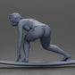 Diorama Modellbau Produktfoto 11: Diorama-Miniatur: Surferin kniend im Bikini auf Surfbrett, einzeln (Ref Nr. A119)