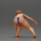 Diorama Modellbau Produktfoto 16: Diorama-Miniatur: Surferin kniend im Bikini auf Surfbrett, einzeln (Ref Nr. A119)