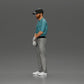 Diorama Modellbau Produktfoto 17: Diorama Figur: Miniatur-Golfer stehend mit Kappe, Handschuh und Golfschläger - Dioramafigur (Ref Nr. A143)