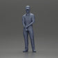 Diorama Modellbau Produktfoto 18: Diorama Figur: Miniatur-Golfer stehend mit Kappe, Handschuh und Golfschläger - Dioramafigur (Ref Nr. A143)