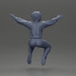 Diorama Modellbau Produktfoto 9: Miniaturfigur - Sitzendes Mädchen mit ausgestreckten Armen, Sportkleidung (Ref Nr. A80)