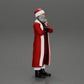 Diorama Modellbau Produktfoto 1: Weihnachtsmann-Miniatur, stehend mit verschränkten Armen für Diorama (Ref Nr. A51)