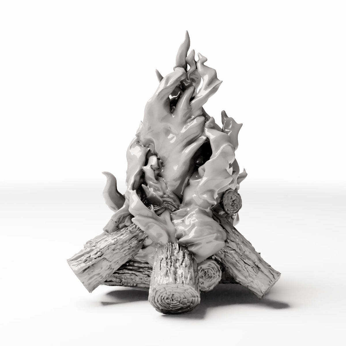 Diorama Modellbau Produktfoto 2: Diorama Gelände: Lagerfeuer mit Holzscheiten (Ref. 428D)