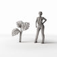 Diorama Modellbau Produktfoto 1: Diorama Pflanzen: Monstera mit drei Blättern (Ref. 481D)