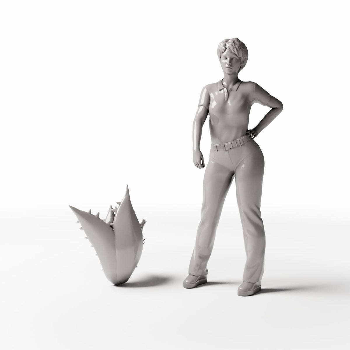 Diorama Modellbau Produktfoto 1: Diorama Pflanzen: Agave mit Dornenblättern (Ref. 516D)
