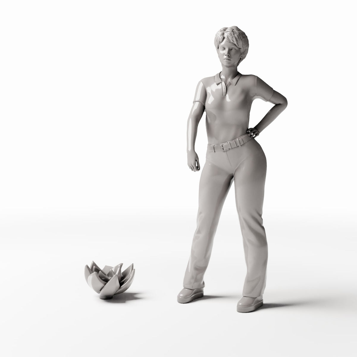 Diorama Modellbau Produktfoto 1: Diorama Pflanzen: Sukkulente als Rosette (Ref. 553D)