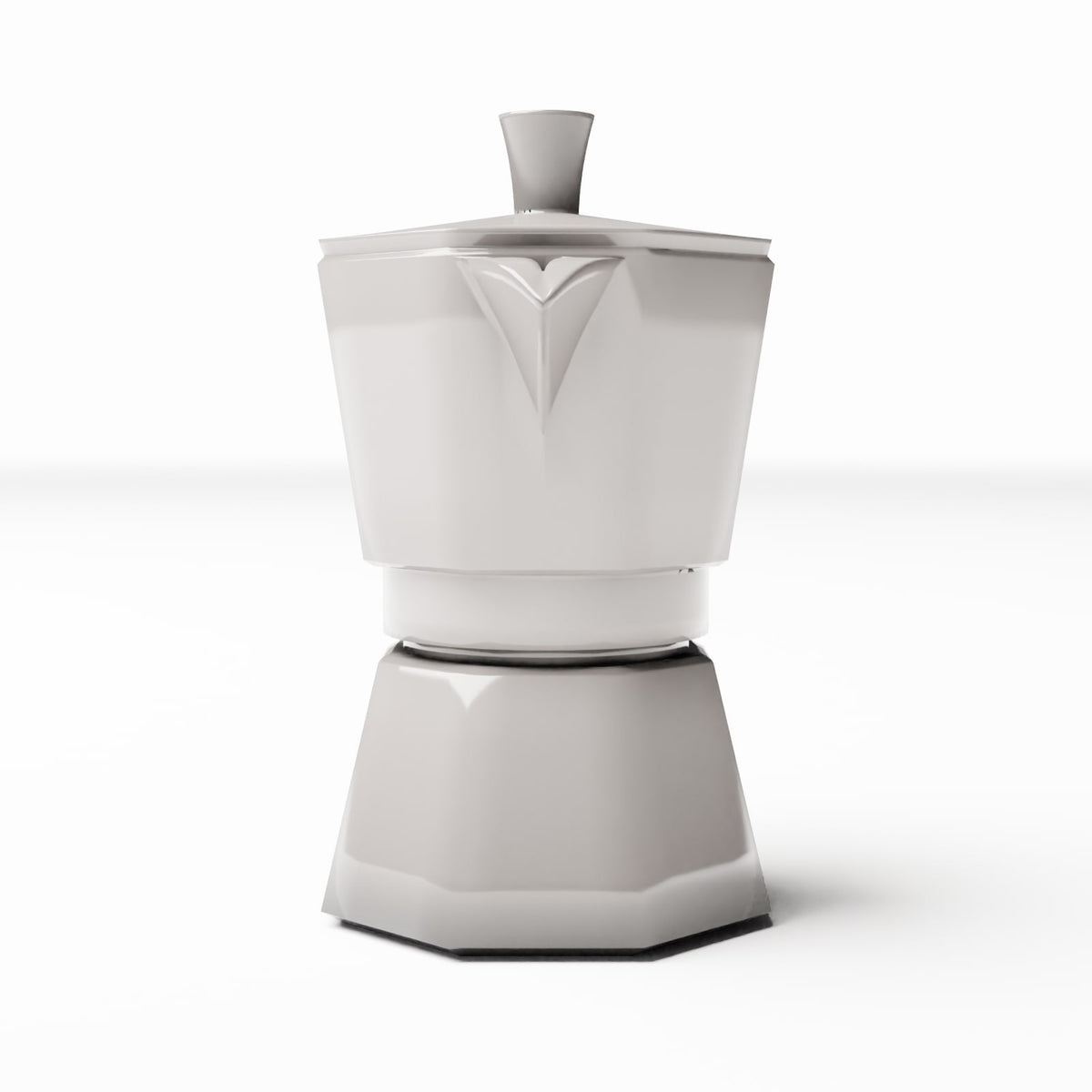 Diorama Modellbau Produktfoto 2: Diorama Küche: Aluminium-Kaffeekocher (Ref. 595D)