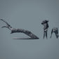 Wildtier Figur: Afrikanischer Leopard auf Baum (23_02_17)