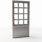 Diorama Modellbau Produktfoto 3: Diorama Gebäude: Klassische Tür mit Sprossenfenster (Ref. 705D)