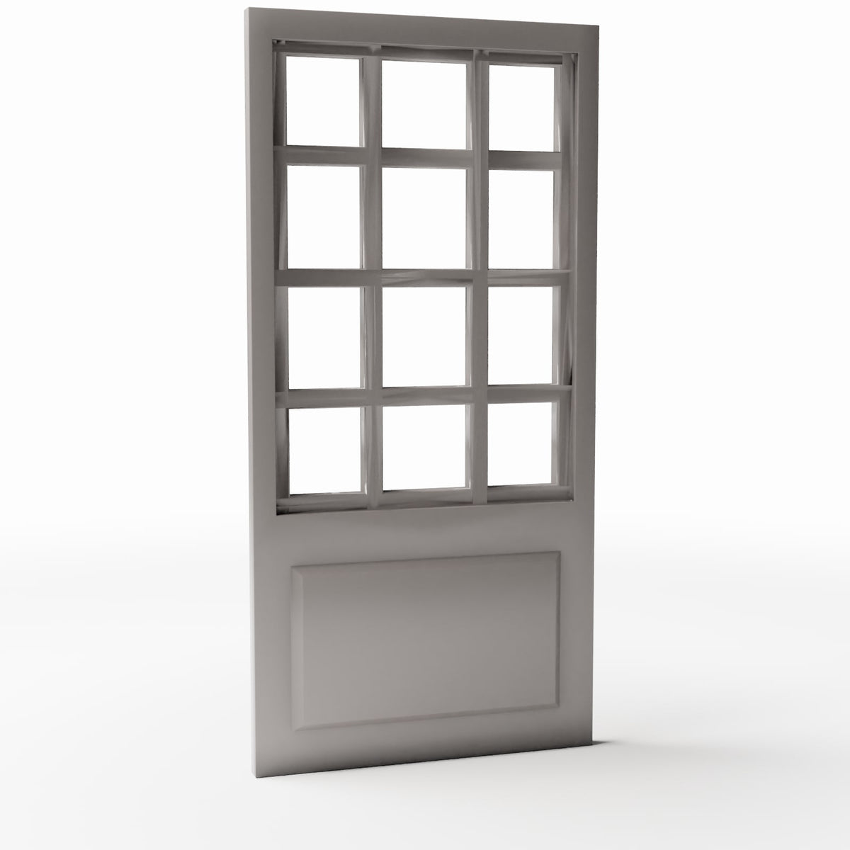 Diorama Modellbau Produktfoto 3: Diorama Gebäude: Klassische Tür mit Sprossenfenster (Ref. 705D)