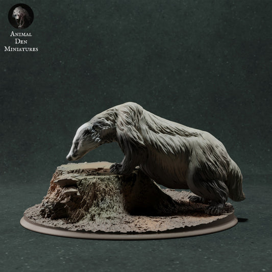 Produktfoto Tierfigur Animal Den Miniatures 0: Wildtier Tierfigur: Europäischer Dachs - schnüffelnd (22_11_09)