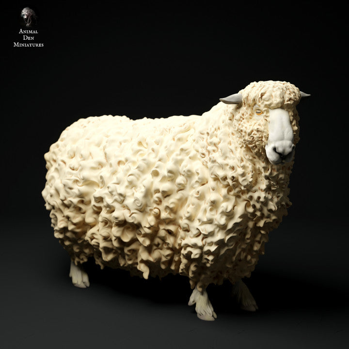 Produktfoto Tier Figur Diorama, Modellbau: 0: Bauernhof Tier Figuren: Schaf - stehendes Schaf 1