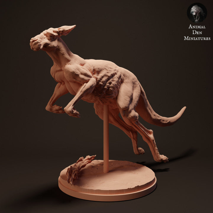 Produktfoto Tierfigur Animal Den Miniatures 0: Wildtier Tierfigur: Rotes Riesenkänguru Jack - springend (23_04_04)