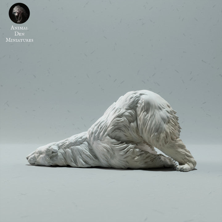 Produktfoto Tierfigur Animal Den Miniatures 0: Arktis Tierfigur: Eisbär - sich kratzend (23_01_08)