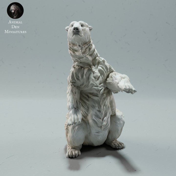 Produktfoto Tierfigur Animal Den Miniatures 0: Arktis Tierfigur: Eisbär - sitzend (23_01_15)