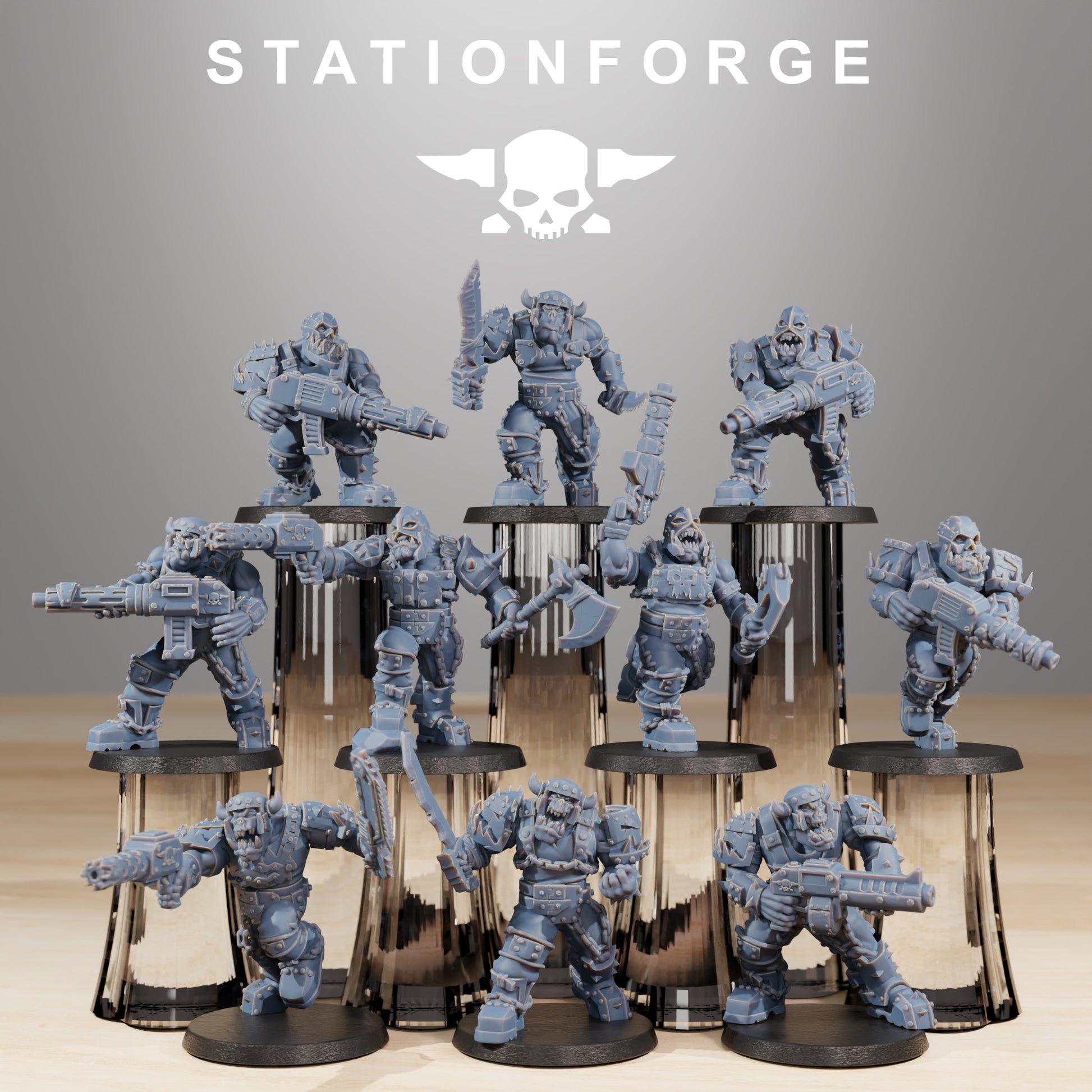 Produktfoto Tabletop 28mm The Printing Goes Ever On (TPGEO)  0: Orkaz Berserkers