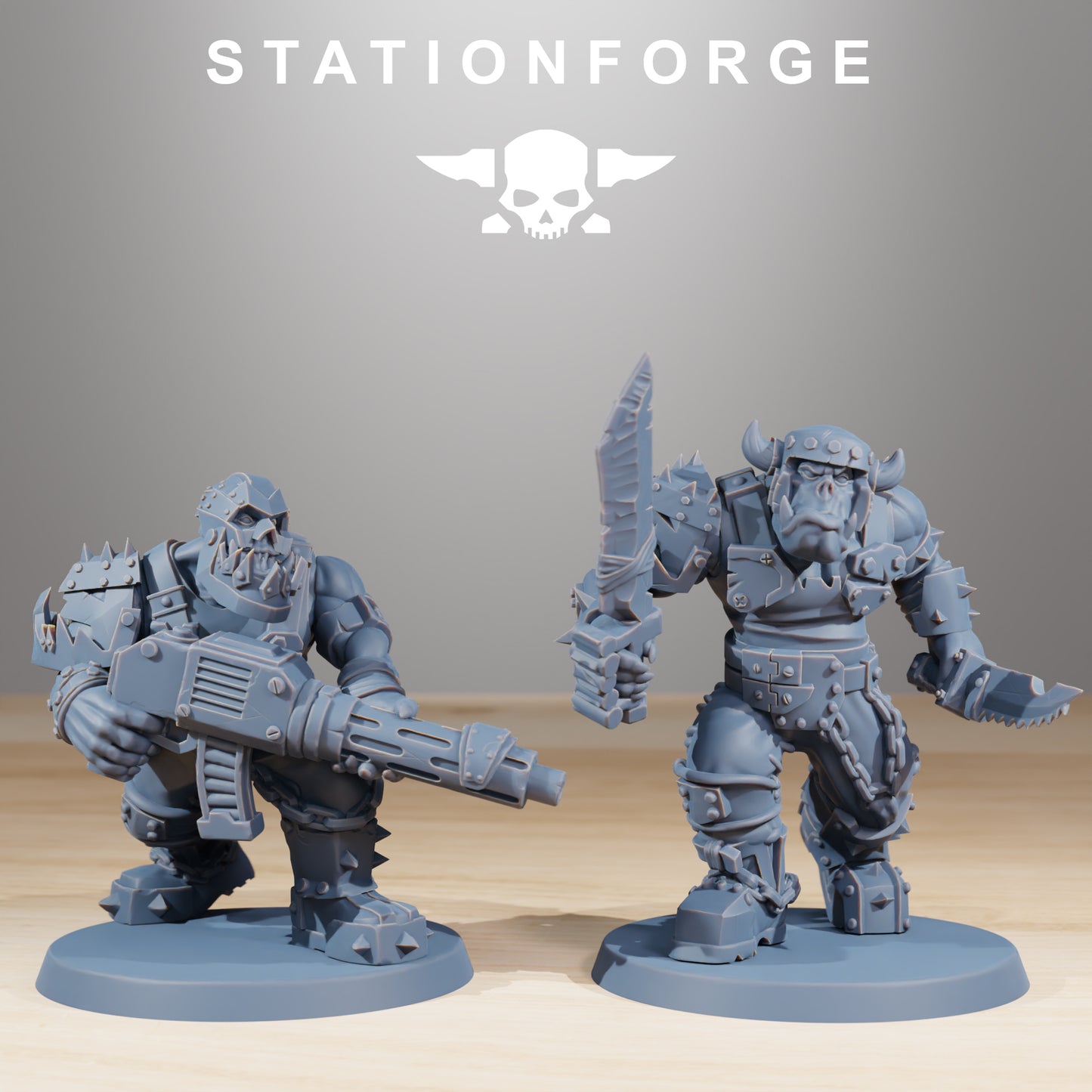 Produktfoto Tabletop 28mm The Printing Goes Ever On (TPGEO)  0: Orkaz Berserkers