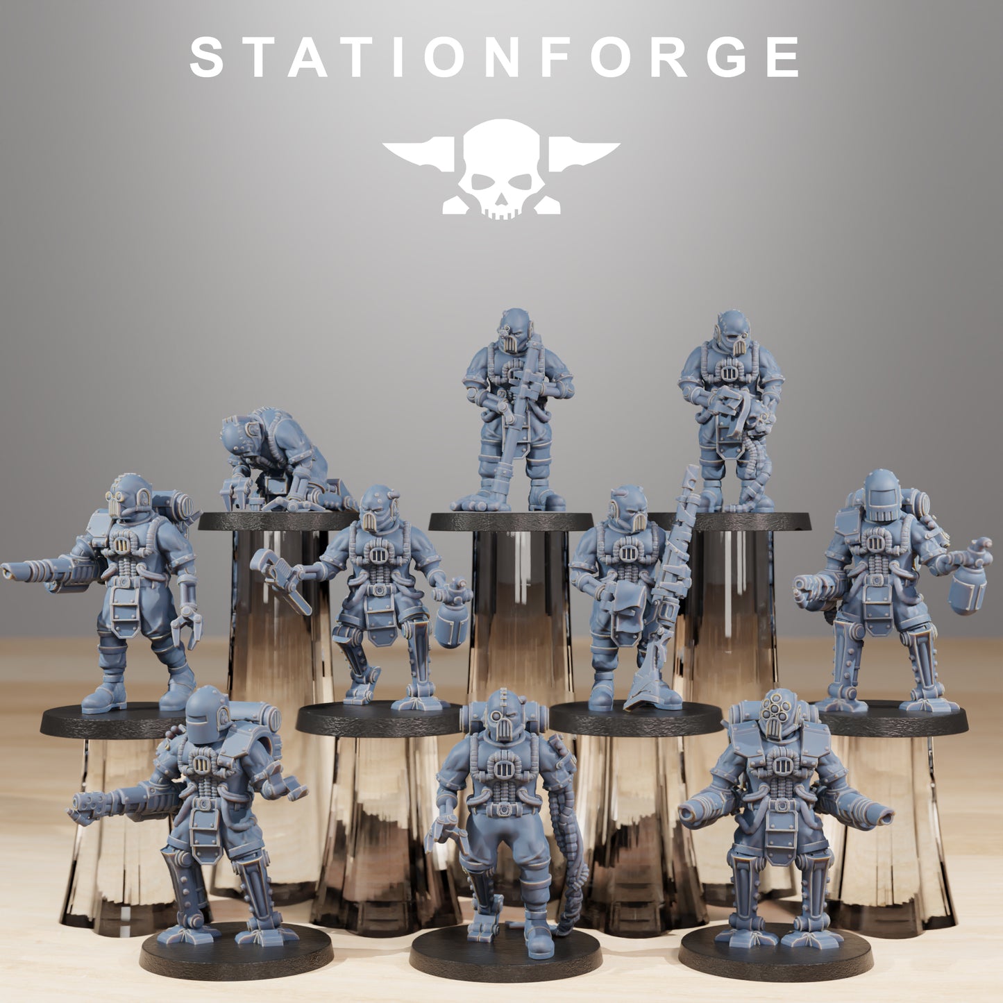 Produktfoto Tabletop 28mm The Printing Goes Ever On (TPGEO)  0: Scavenger Cyborgs