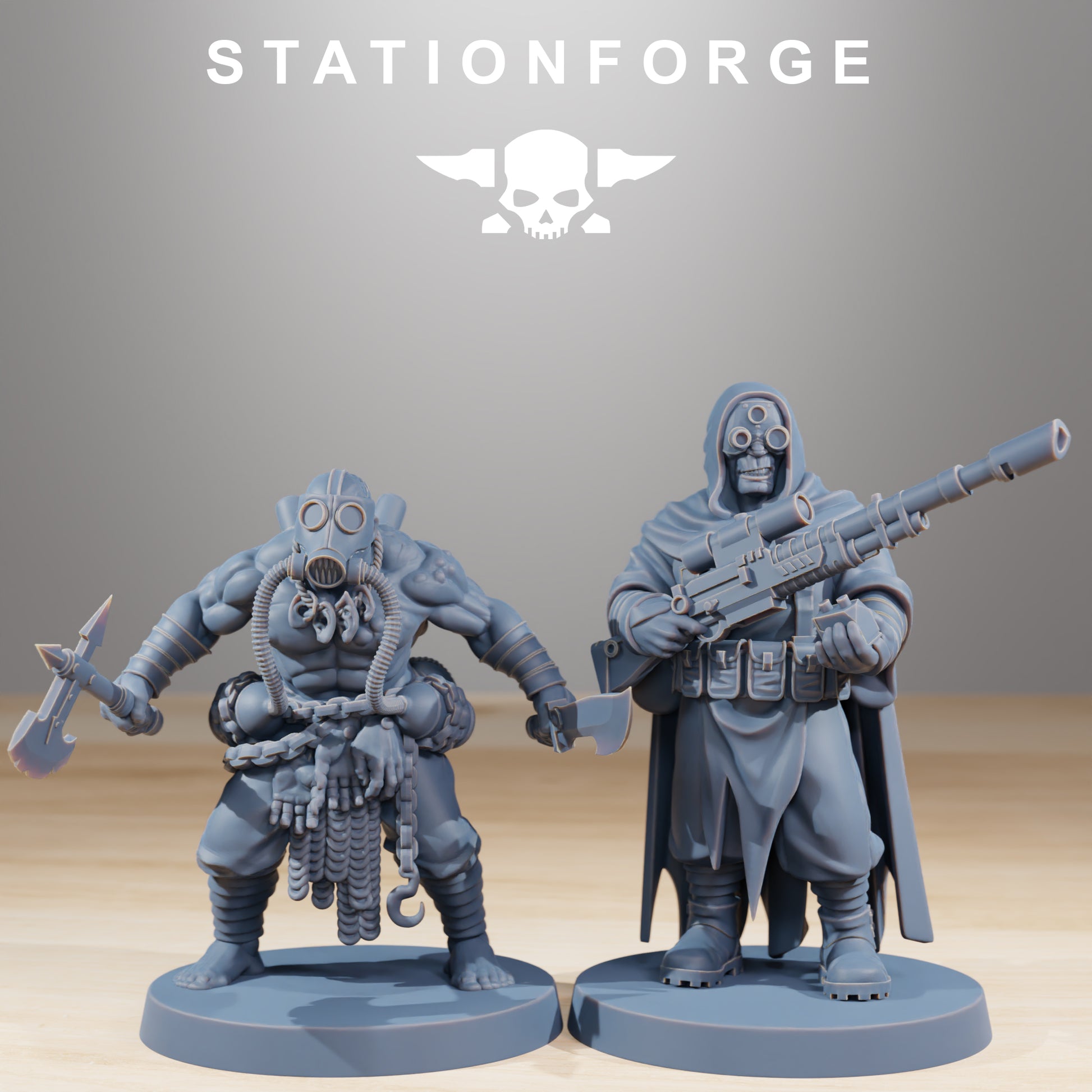 Produktfoto Tabletop 28mm The Printing Goes Ever On (TPGEO)  0: Corrupted Guard Nomads