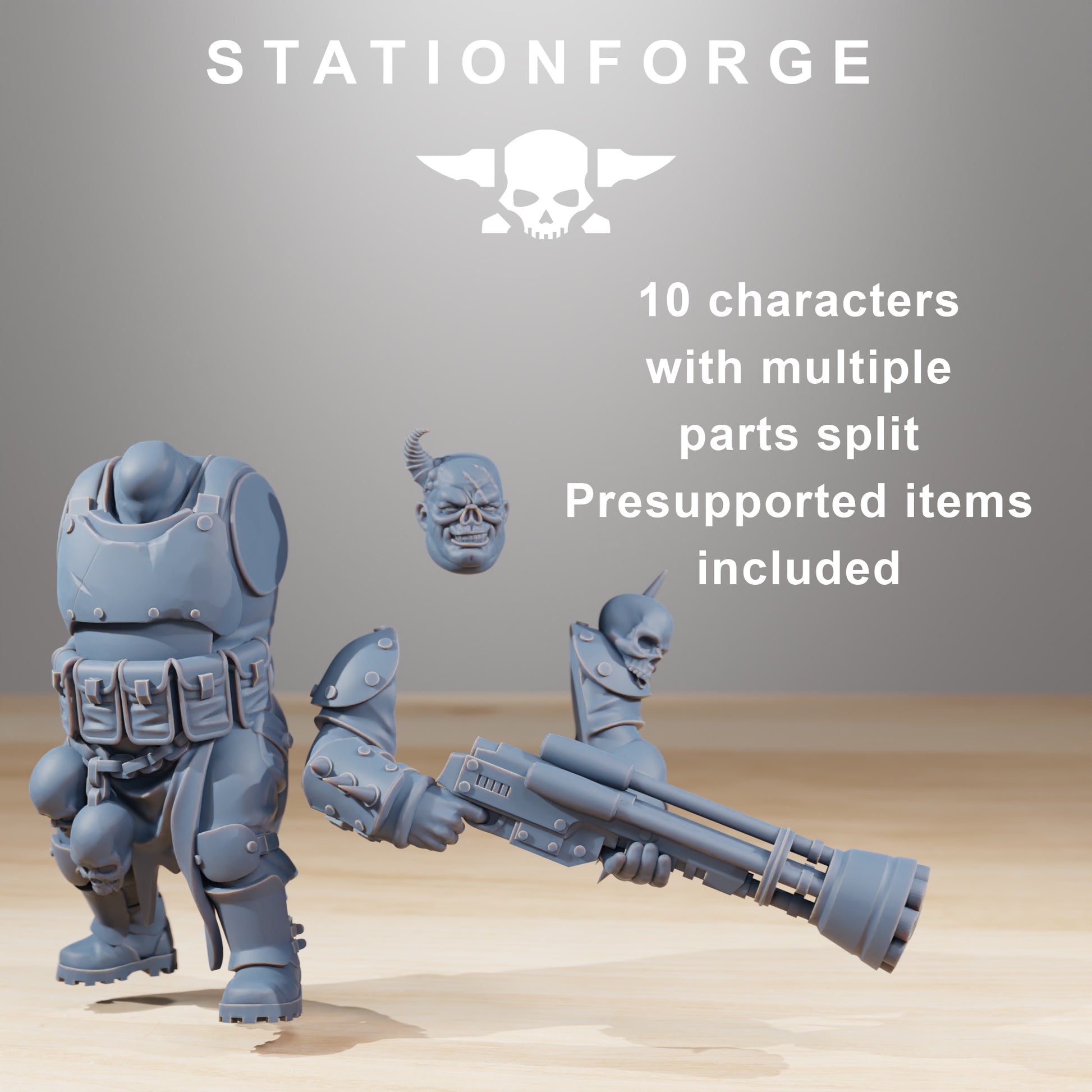 Produktfoto Tabletop 28mm The Printing Goes Ever On (TPGEO)  0: Corrupted Guard Nomads