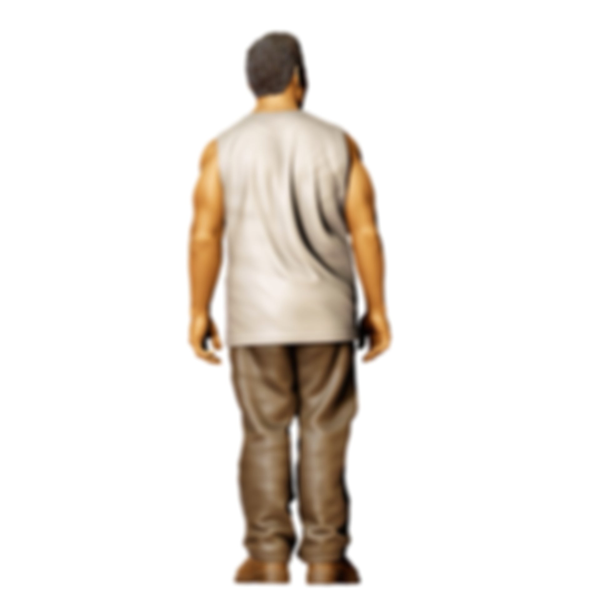 3DP Miniatures 2: Stehende Figur: Mann mit ärmellosem Oberteil & Hose (Ref. Nr. 479)
