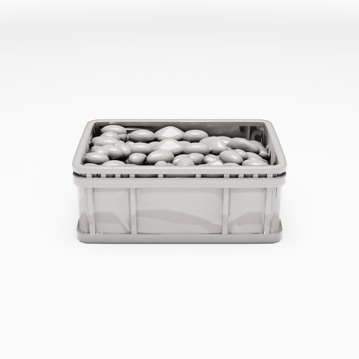 Diorama Modellbau Produktfoto 2: Diorama Markt: Obstkiste mit Waren (Ref. 818D)