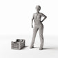 Diorama Modellbau Produktfoto 1: Diorama Markt: Verkaufsregal mit Warenbehältern (Ref. 823D)