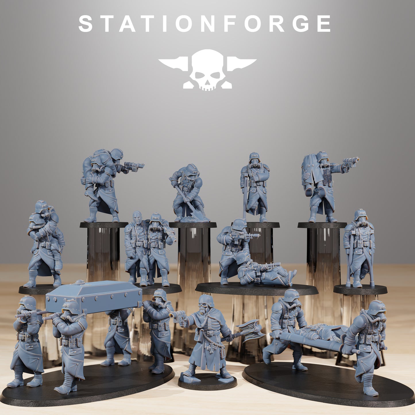 Produktfoto Tabletop 28mm The Printing Goes Ever On (TPGEO)  0: GrimGuard Casualties