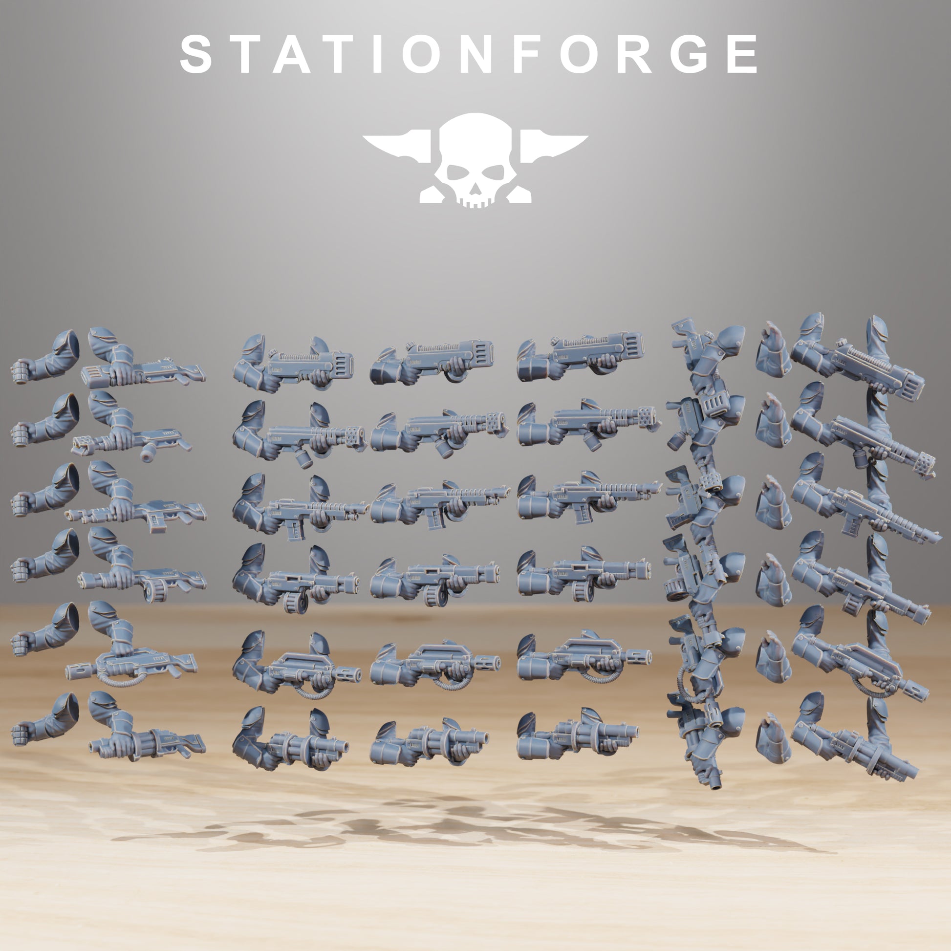 Produktfoto Tabletop 28mm The Printing Goes Ever On (TPGEO)  0: Vaskar Infantry Builder Kit