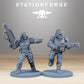 Produktfoto Tabletop 28mm The Printing Goes Ever On (TPGEO)  0: Vaskar Infantry Builder Kit
