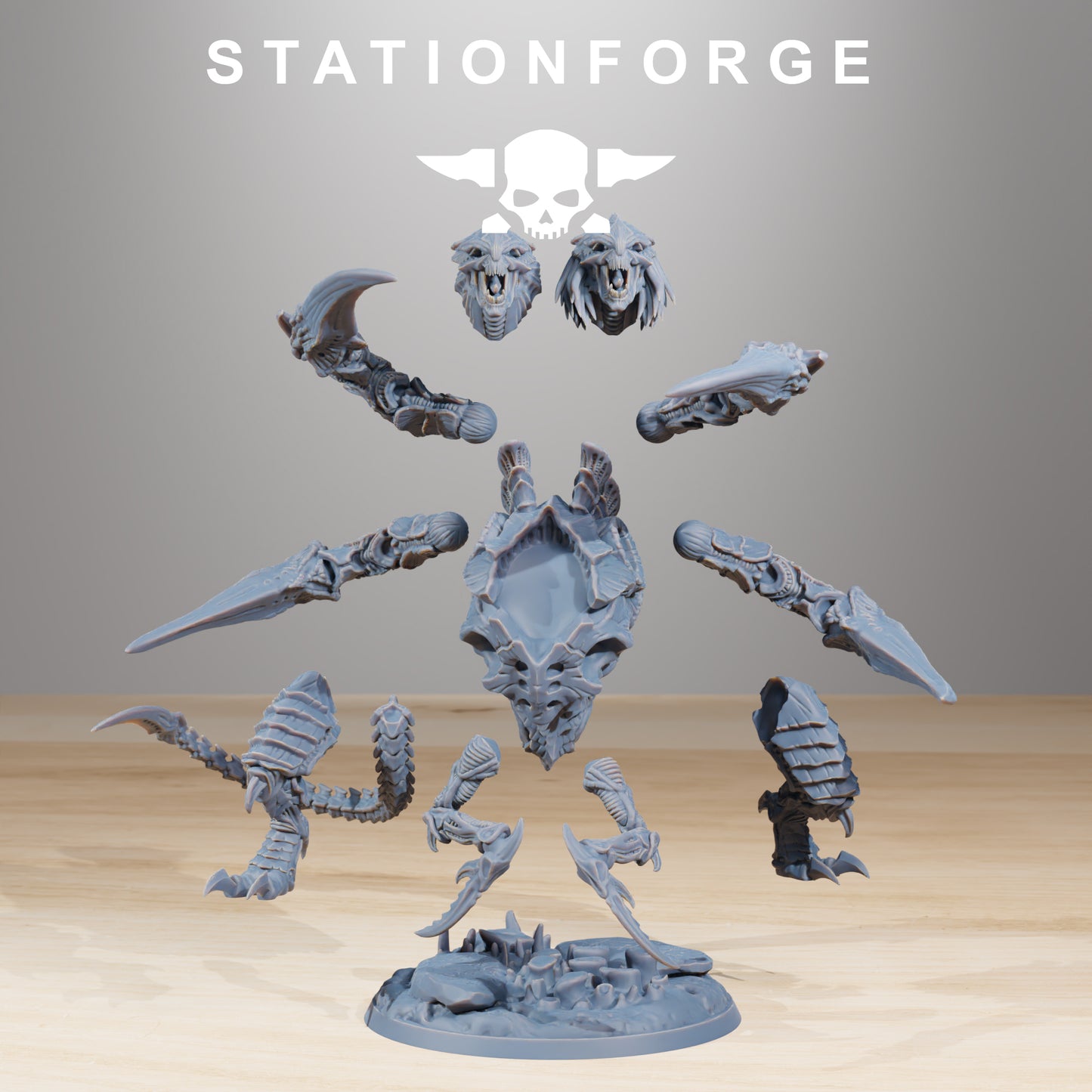 Produktfoto Tabletop 28mm The Printing Goes Ever On (TPGEO)  0: Xenarid Ravage Howler