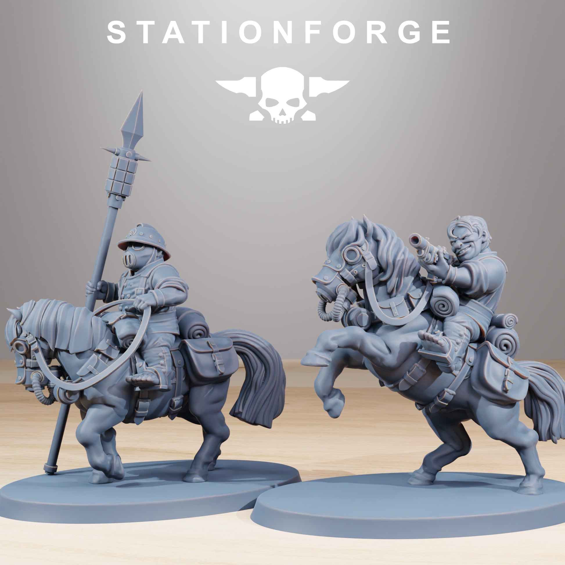 Produktfoto Tabletop 28mm The Printing Goes Ever On (TPGEO)  0: GrimGuard Pony Cavalry
