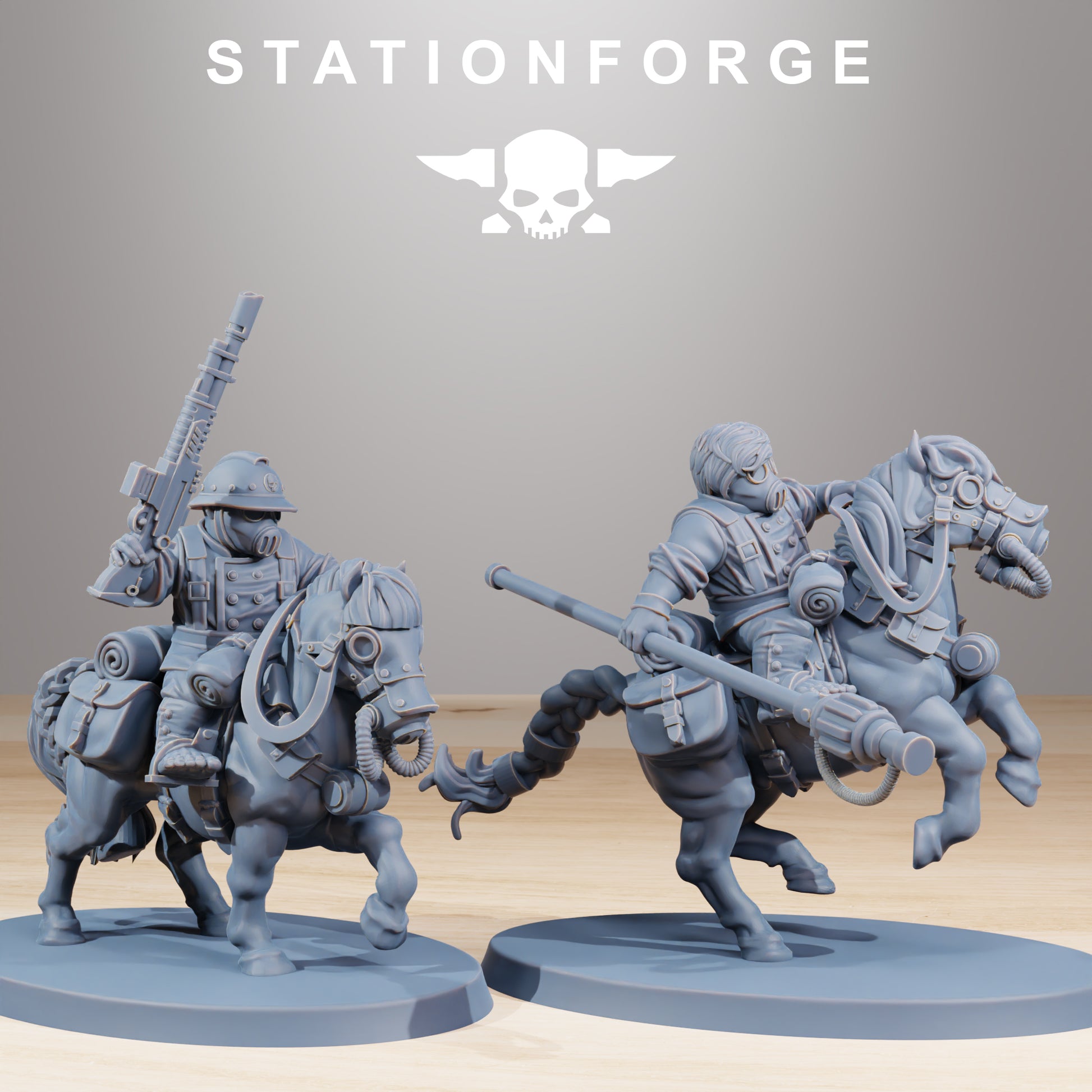 Produktfoto Tabletop 28mm The Printing Goes Ever On (TPGEO)  0: GrimGuard Pony Cavalry
