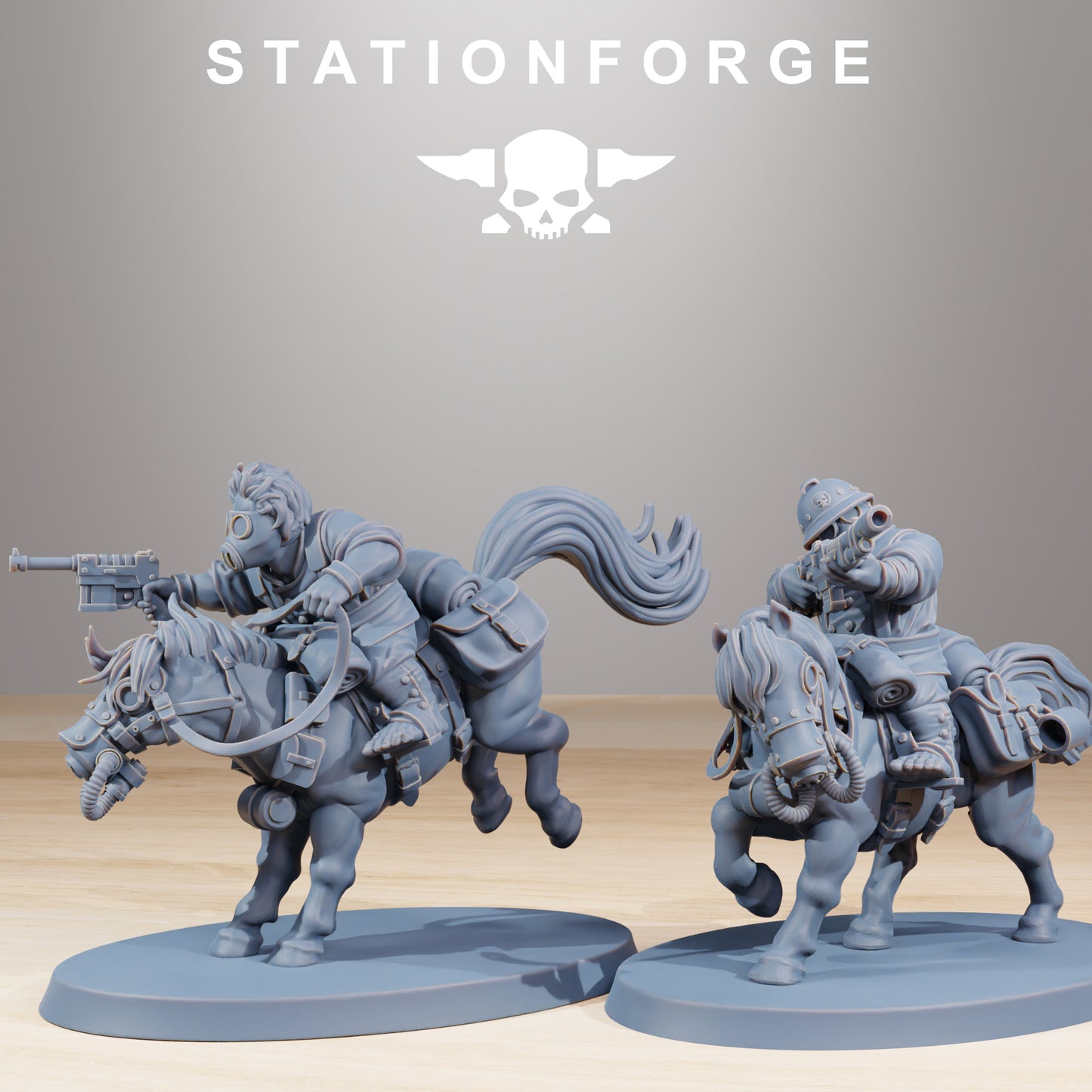 Produktfoto Tabletop 28mm The Printing Goes Ever On (TPGEO)  0: GrimGuard Pony Cavalry