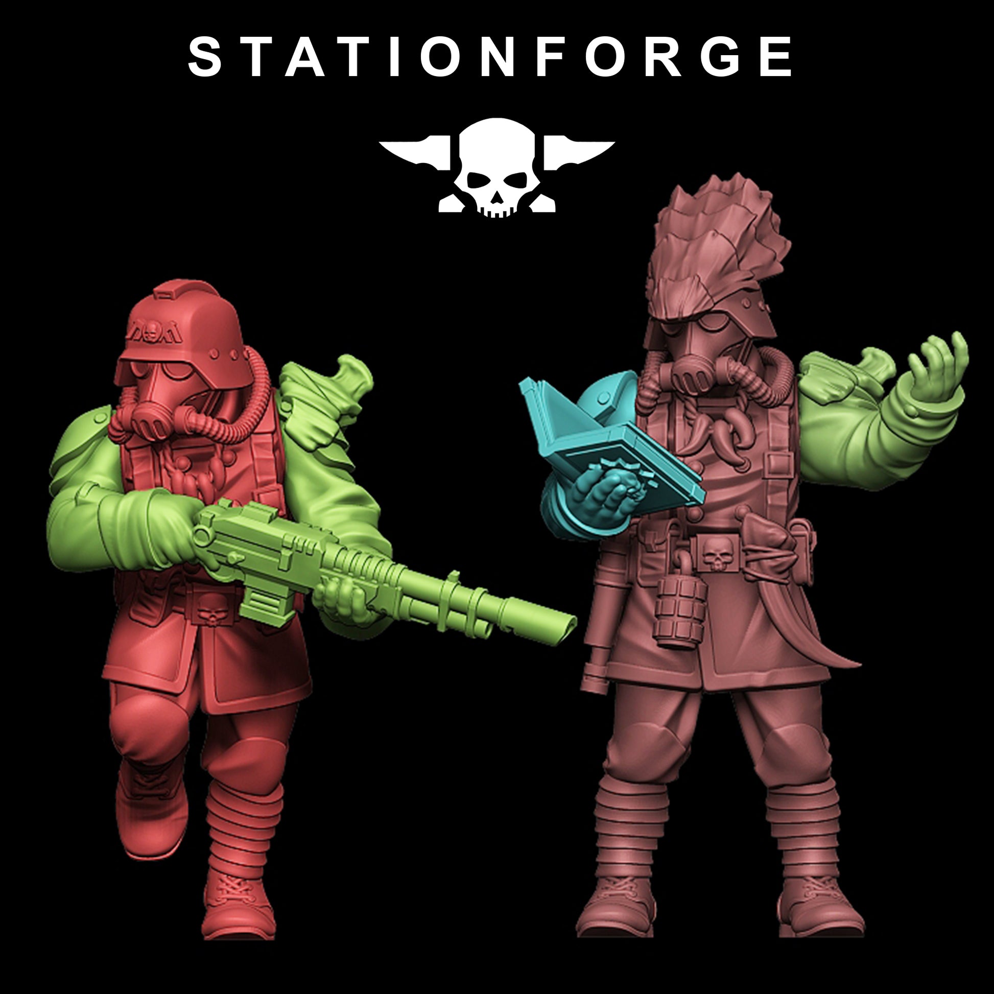 Produktfoto Tabletop 28mm The Printing Goes Ever On (TPGEO)  0: GrimGuard Xenarid Hunters