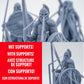 Mittelalterliche Ritter Figuren Verbündeter Ritter Reiter Lanze D - Verbündete Truppen