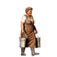 Miniatur Figur: Bäuerin mit Eimern - Alte Landwirtin bei der Arbeit (Nr. 302)