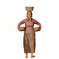 Miniatur Figur: Bäuerin mit Körben - Alte Landwirtin bei der Abriet (Nr. 303)
