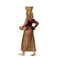 Miniatur Figur: Bäuerin mit Körben - Alte Landwirtin bei der Abriet (Nr. 303)